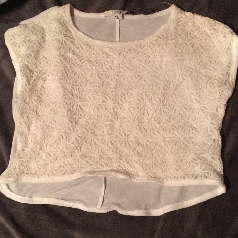 White Crop Top